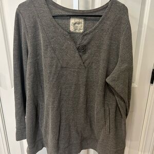 Charcoal Knit Crewneck